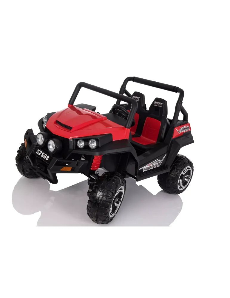 Veículo off-road infantil RSX 12V + dois lugares + rodas 4x4 EVA |Patilândia TODOTERRENO INFANTIL 