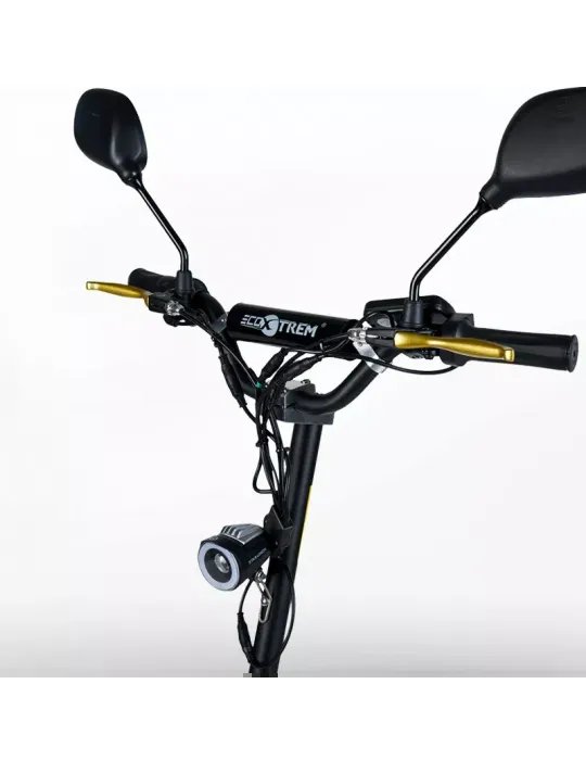 Patinete Eléctrico Aspide de Madera 2000W con Asiento - Alta Potencia 