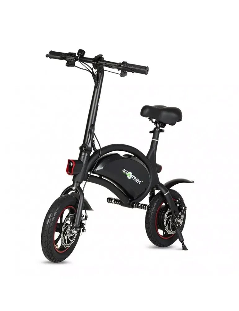 Scooter elettrico a batteria LG e ruote da 12 pollici. Colore Nero 104 