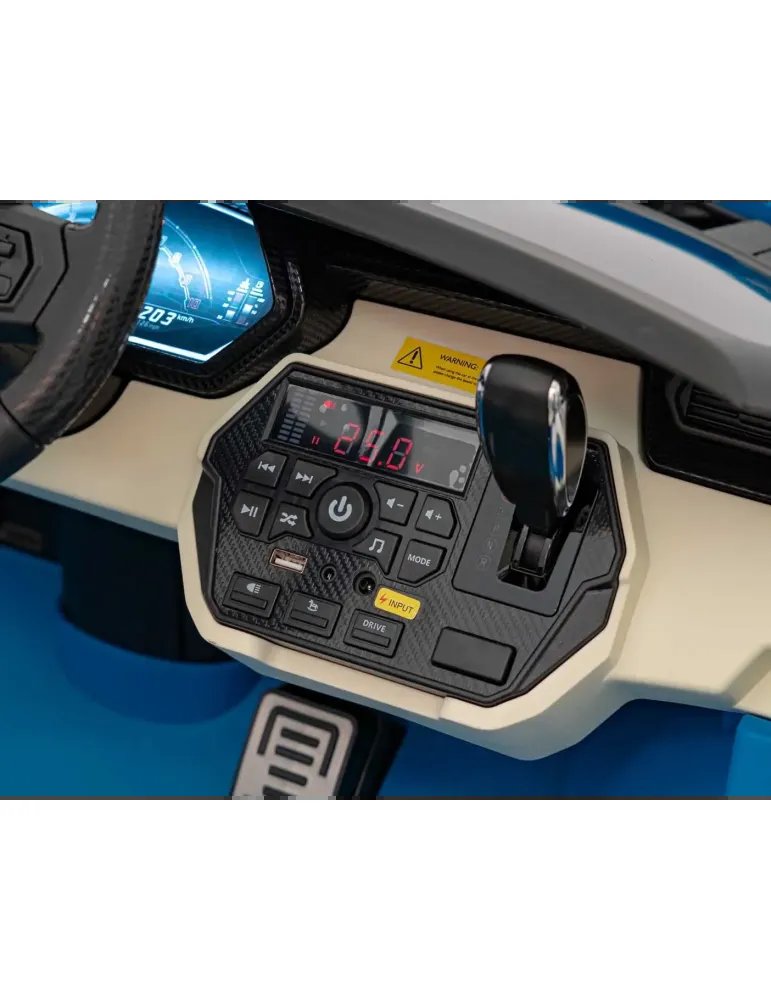 Sport auto elettrica per bambini LAMBORGHINI SIAN 24V Biplaza 73 