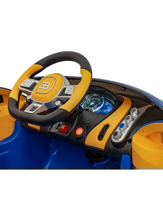 Bugatti Chiron 12V Auto elettrica per bambini Controllo parentale e luci LED 7 
