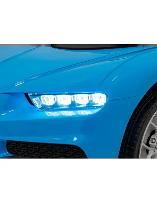 Bugatti Chiron 12V Auto elettrica per bambini Controllo parentale e luci LED 13 