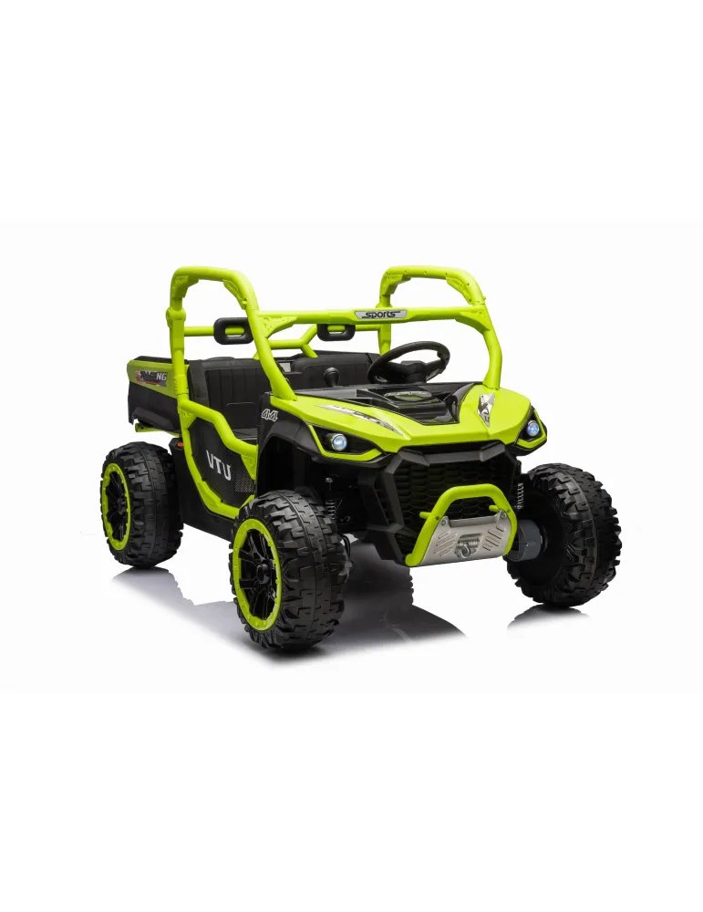 Pick-up Truck Δ Quad Eléctrico Infantil UTV Racing Biplaza 24V 15 