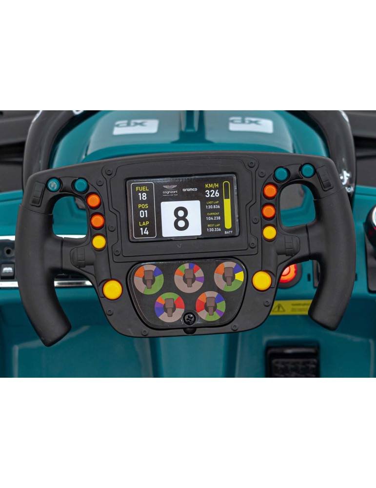 Coche eléctrico infantil - Formula 1 Aston Martin Aramco 9 