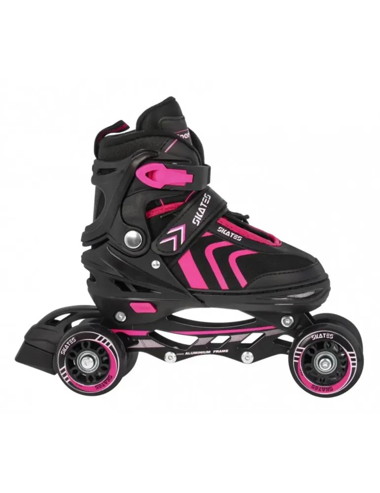 Skates 4 en 1 - Patines Ajustables para Hielo y Ruedas 
