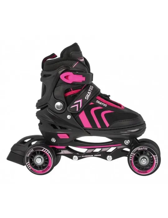 Skates 4 en 1 - Patines Ajustables para Hielo y Ruedas 