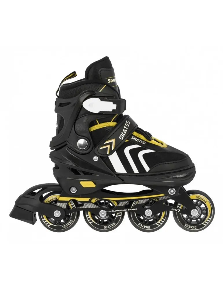 Skates 4 en 1 con Ajuste de Talla Color Amarillo 5 