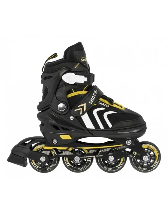 Skates 4 en 1 con Ajuste de Talla Color Amarillo 5 