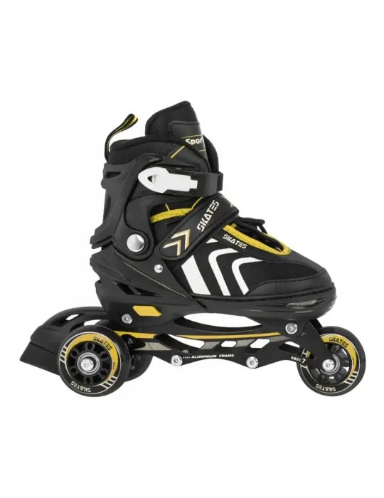 Skates 4 en 1 - Patines Ajustables para Hielo y Ruedas 