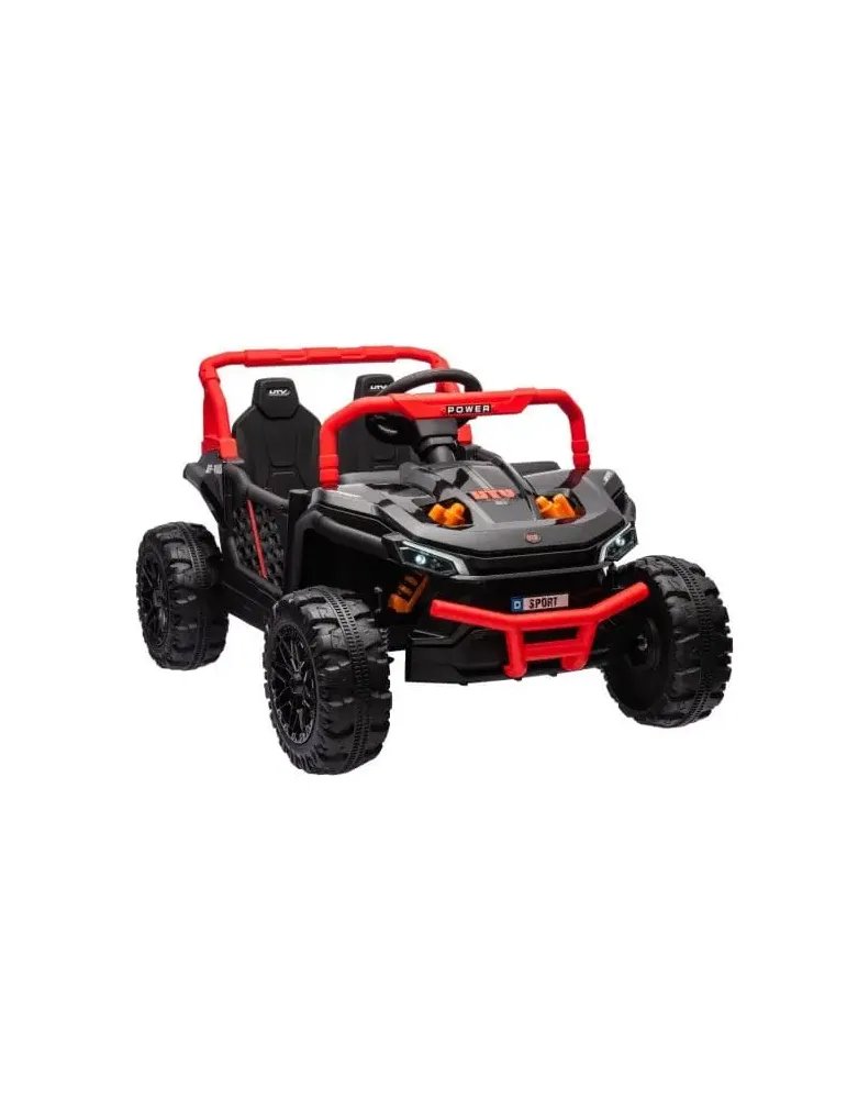 Carro elétrico UTV pequeno 12V - Com luzes LED e controle remoto CARROS ELÉTRICOS PARA CRIANÇAS  - Vista 3
