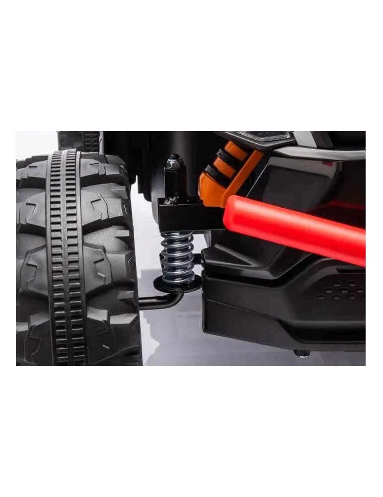 Carro elétrico UTV pequeno 12V - Com luzes LED e controle remoto CARROS ELÉTRICOS PARA CRIANÇAS  - Vista 12