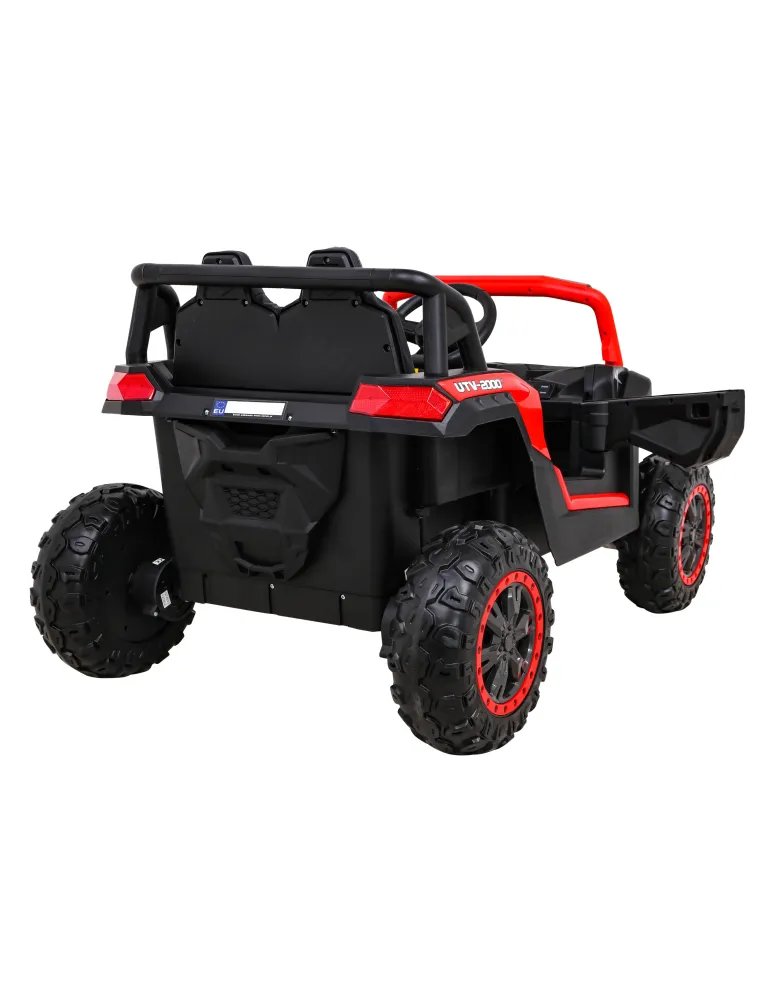 Quad Buggy Utv 2000M per bambini 4 Motori 45W Monoposto 26 