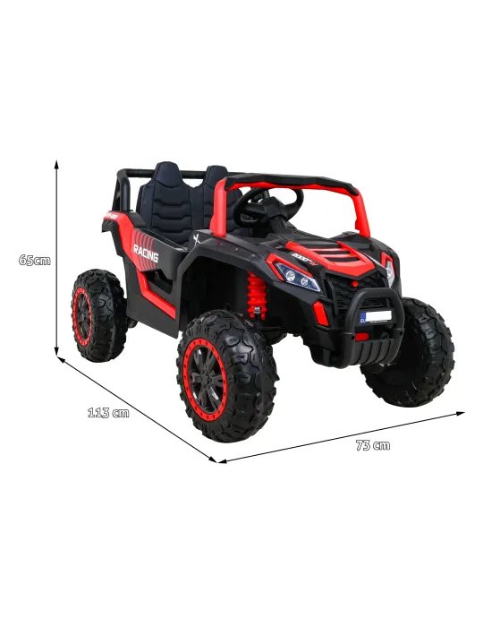 Quad Buggy Utv 2000M per bambini 4 Motori 45W Monoposto 28 