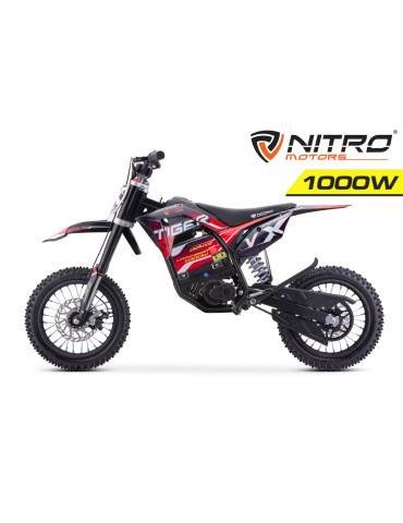 Motocross eléctrica infantil Eco TIGER DELUXE 1000w 36v 1  2
