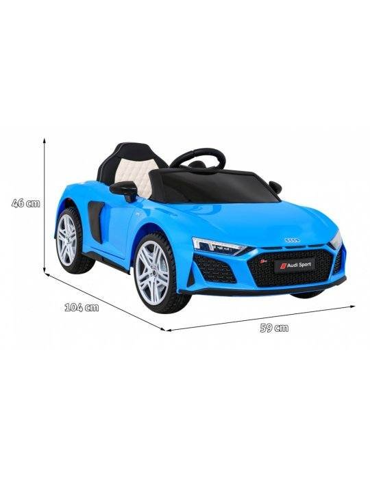 Audi R8 - Carro Elétrico Infantil com Controle Remoto e Luzes LED CARROS ELÉTRICOS PARA CRIANÇAS 