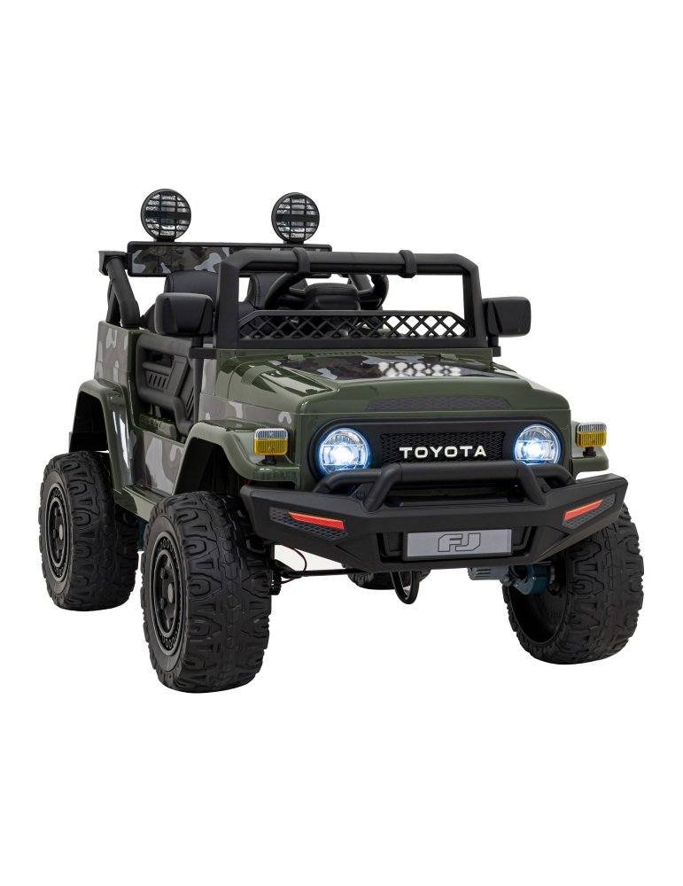 Todoterreno Eléctrico Infantil TOYOTA FJ CRUISER | 12V, Biplaza, 4x4, Luces LED 