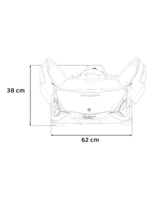 Coche deportivo infantil monoplaza Lamborghini Sian 31 