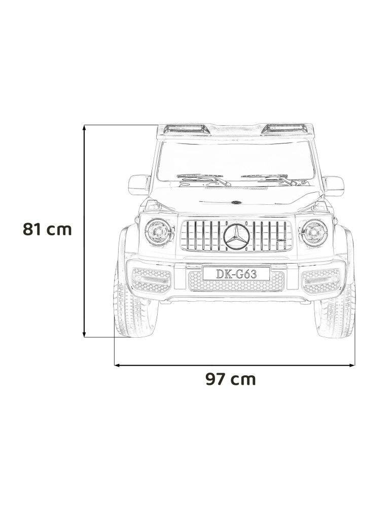 Mercedes Benz G63 AMG XXL - Conducción Infantil de Lujo y Seguridad 