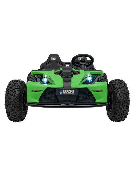 General 63 - Coche Eléctrico Infantil Todoterreno con Motor de 800W y Dos Plazas 