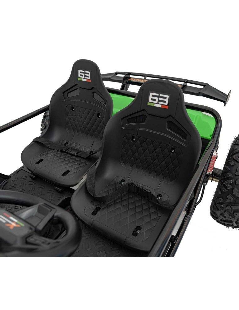 General 63 - Carro Elétrico Infantil Todo Terreno com Motor 800W e Dois Lugares KARTS 