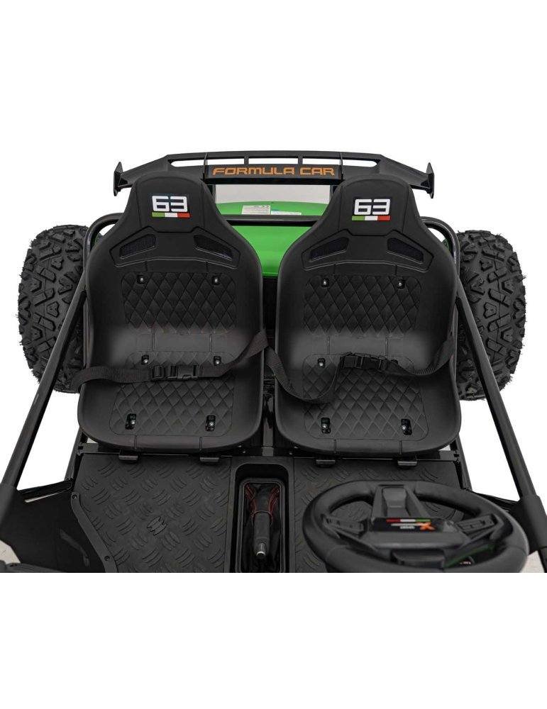 General 63 - Carro Elétrico Infantil Todo Terreno com Motor 800W e Dois Lugares KARTS 