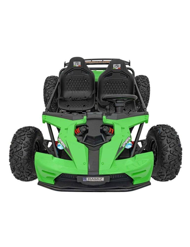 General 63 - Carro Elétrico Infantil Todo Terreno com Motor 800W e Dois Lugares KARTS 