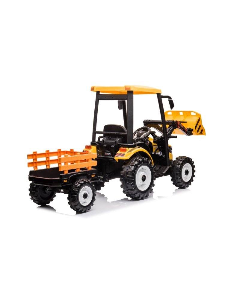 MEGA Tractor D68 24V | Vehículo Infantil con Remolque y Música 