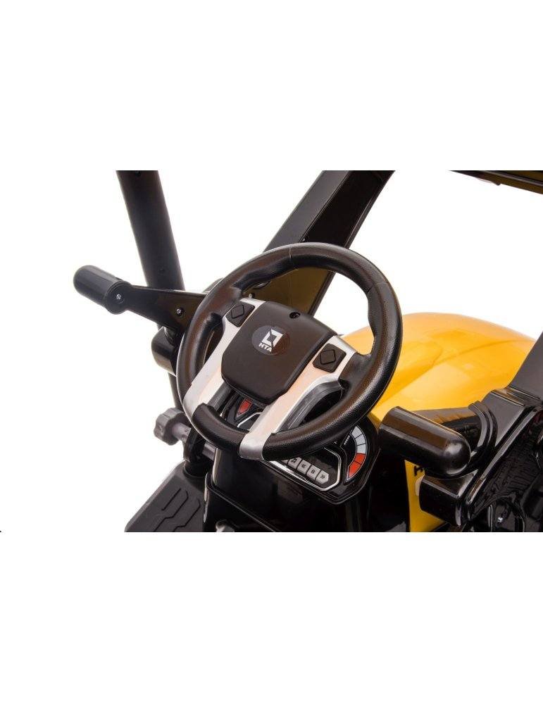 MEGA Tractor D68 24V | Vehículo Infantil con Remolque y Música 