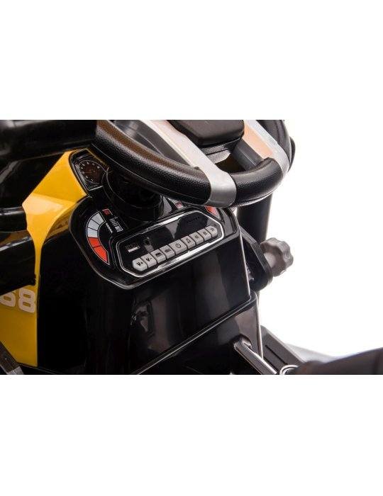 MEGA Tractor D68 24V | Vehículo Infantil con Remolque y Música 