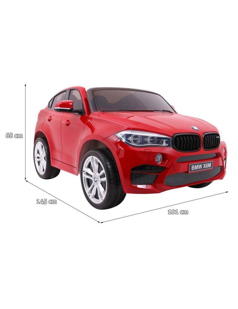 Voiture électrique pour enfants BMW X6M XXL Blanc - Espace et puissance - Biplace 2  - Vista 1