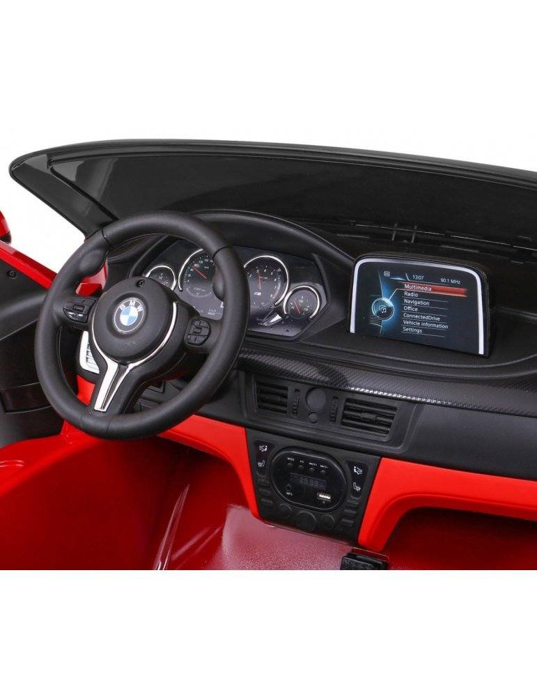 Bambini Auto elettrica BMW X6M XXL Bianco - Spazio e Potenza - Biplace 10 