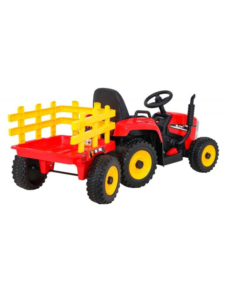 Trattore elettrico per bambini con rimorchio (12 V) 8  - Vista 7