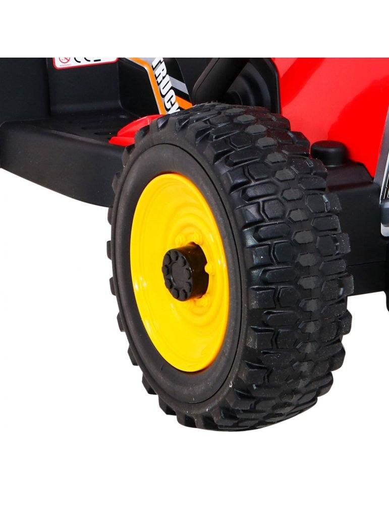 Tractor Eléctrico Infantil con Remolque 12V – Monoplaza, Control Remoto  - Vista 11