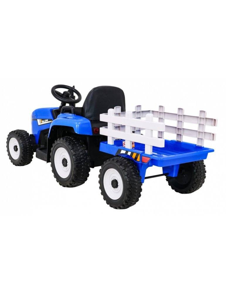 Tractor Eléctrico Infantil con Remolque 12V – Monoplaza, Control Remoto  - Vista 4