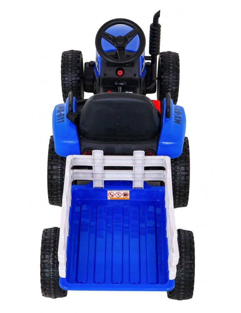 Tractor Eléctrico Infantil con Remolque 12V – Monoplaza, Control Remoto  - Vista 5