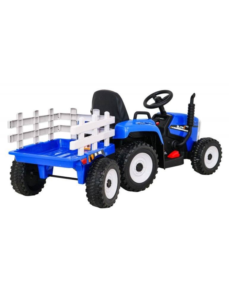 Tractor Eléctrico Infantil con Remolque 12V – Monoplaza, Control Remoto  - Vista 6