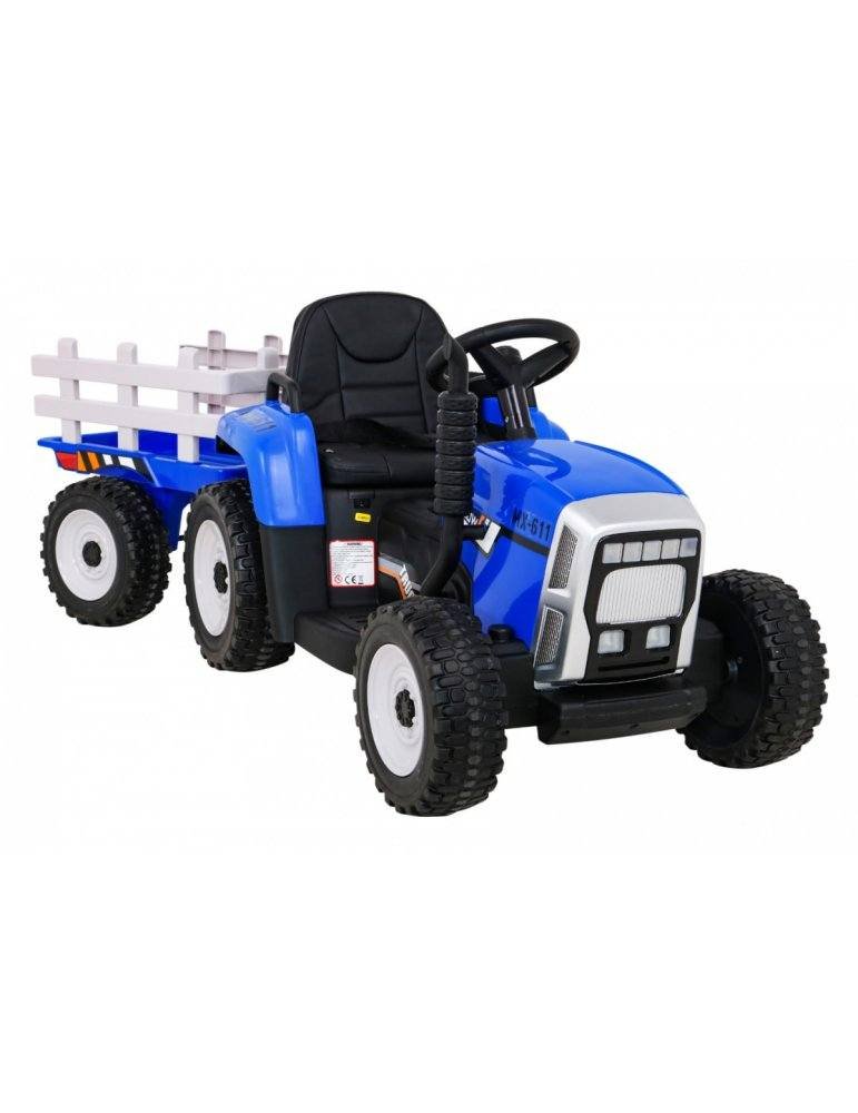 Tractor Eléctrico Infantil con Remolque 12V – Monoplaza, Control Remoto  - Vista 7