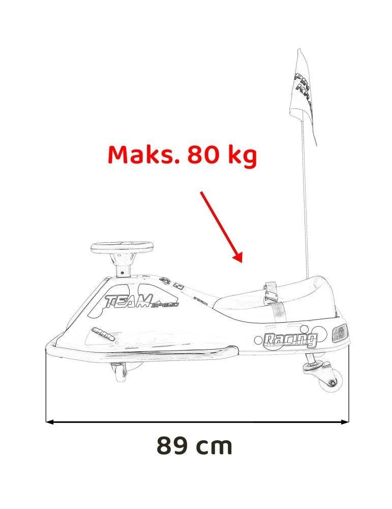 Racing Drifter 24V Δ Electrical vehicle with special wheels for Drifting 22 