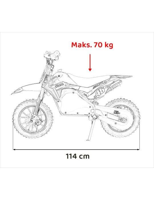 Moto RENEGADE 50R - Potencia 500W, Batería 36V, Seguridad y Diversión 