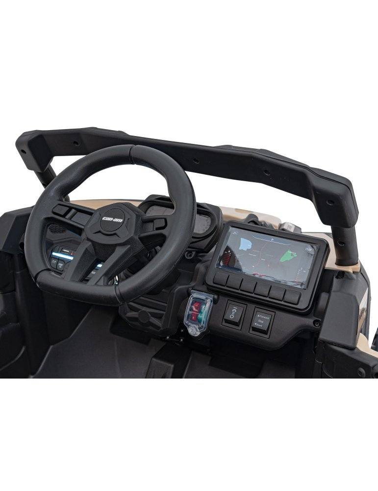 QUAD ELETTRICO PER BAMBINI MONOPOSTO CAN-AM MAVERICK CON TRAZIONE 4X4 8 