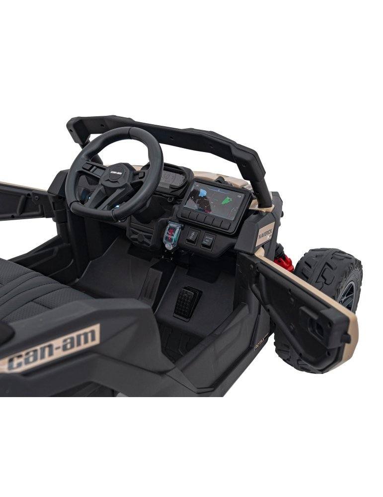 QUAD ELETTRICO PER BAMBINI MONOPOSTO CAN-AM MAVERICK CON TRAZIONE 4X4 17 