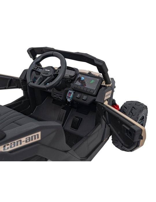 QUAD ELÉCTRICO INFANTIL CAN-AM MAVERICK MONOPLAZA WITH TRACTION 4X4 17 