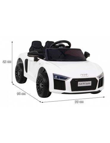 COCHE INFANTILE AUDI LETTERA R8 -12V 1  2