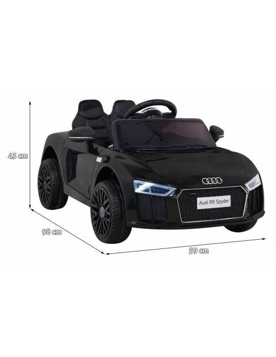 Carro elétrico infantil Audi R8 Little 12V com controle dos pais CARROS ELÉTRICOS PARA CRIANÇAS 