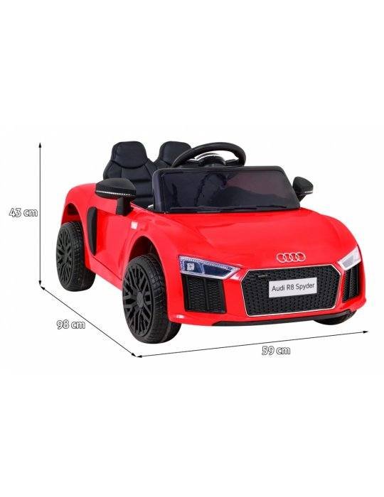 Coche Eléctrico Infantil Audi R8 Little 12V con Control Parental 