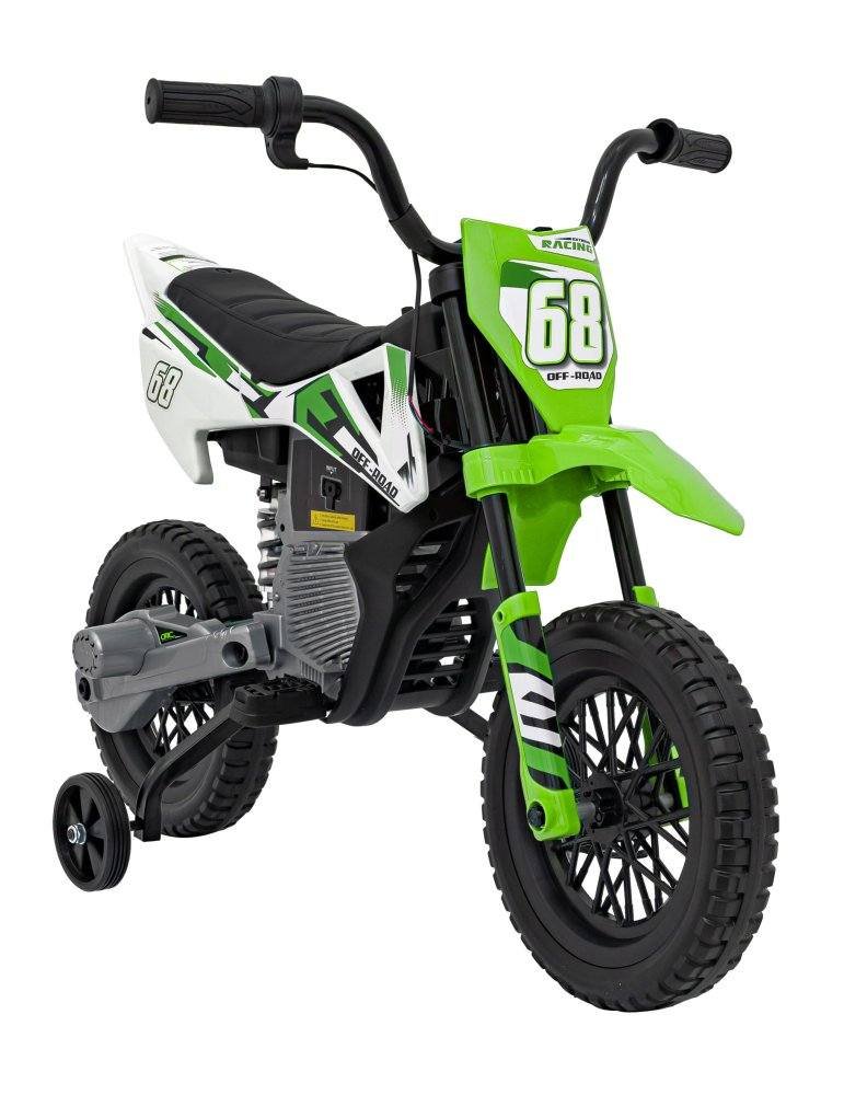 Moto Eléctrica Infantil Pantone 361C Con Ruedas EVA y MP3 2 