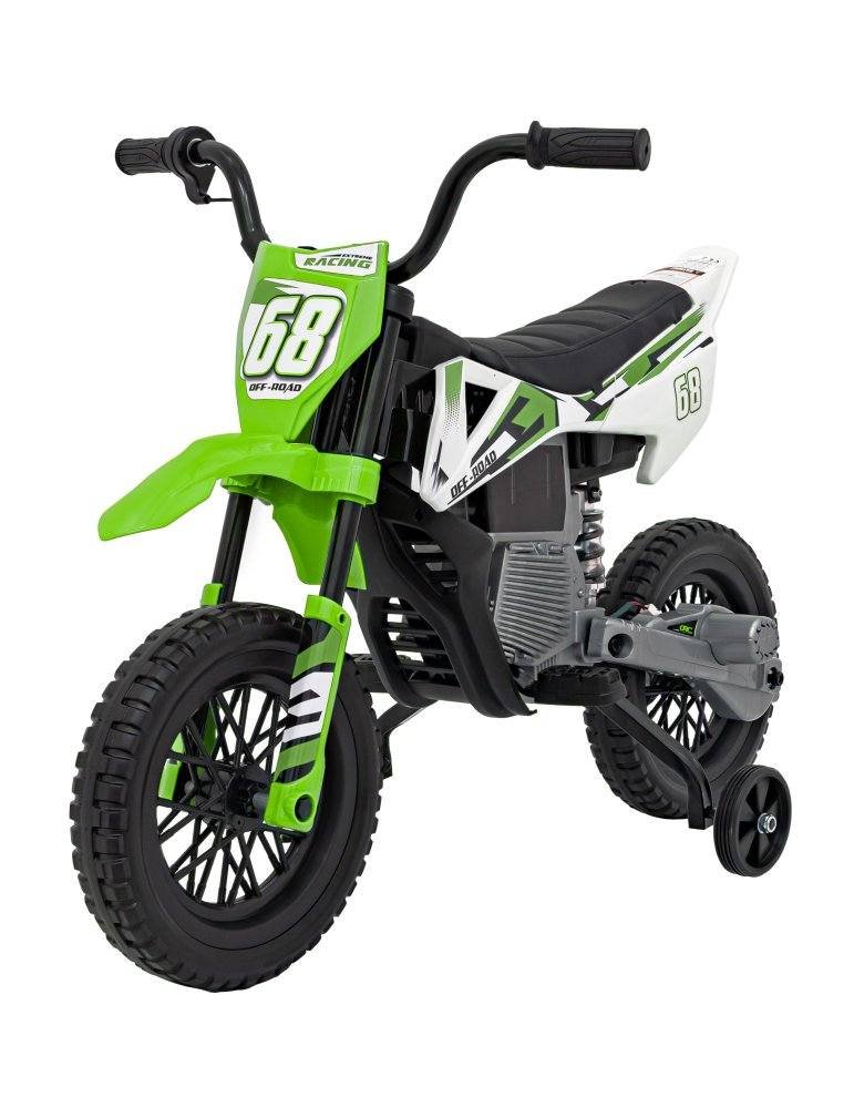 Moto PANTONE 361C - Moto Eléctrica Infantil 12V con Ruedas EVA y MP3 