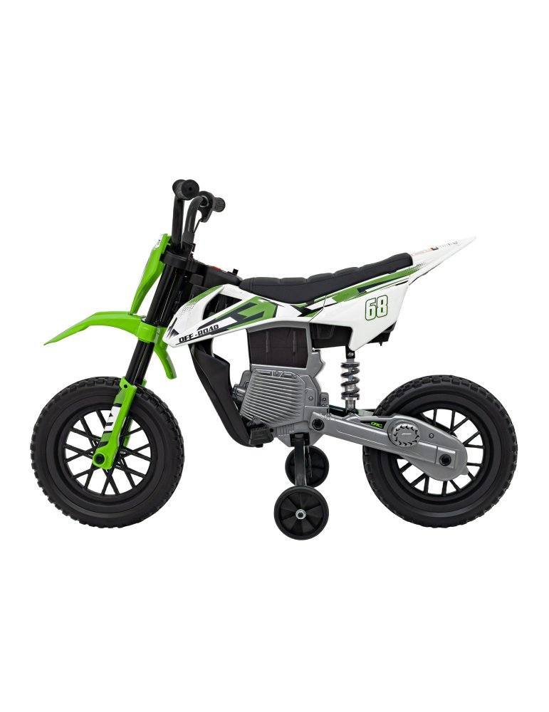 Moto PANTONE 361C - Moto Eléctrica Infantil 12V con Ruedas EVA y MP3 