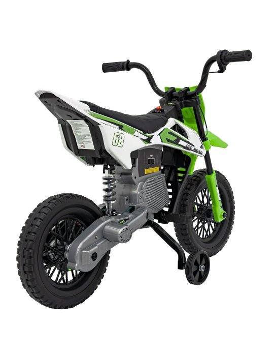 Moto Eléctrica Infantil Pantone 361C Con Ruedas EVA y MP3 33 