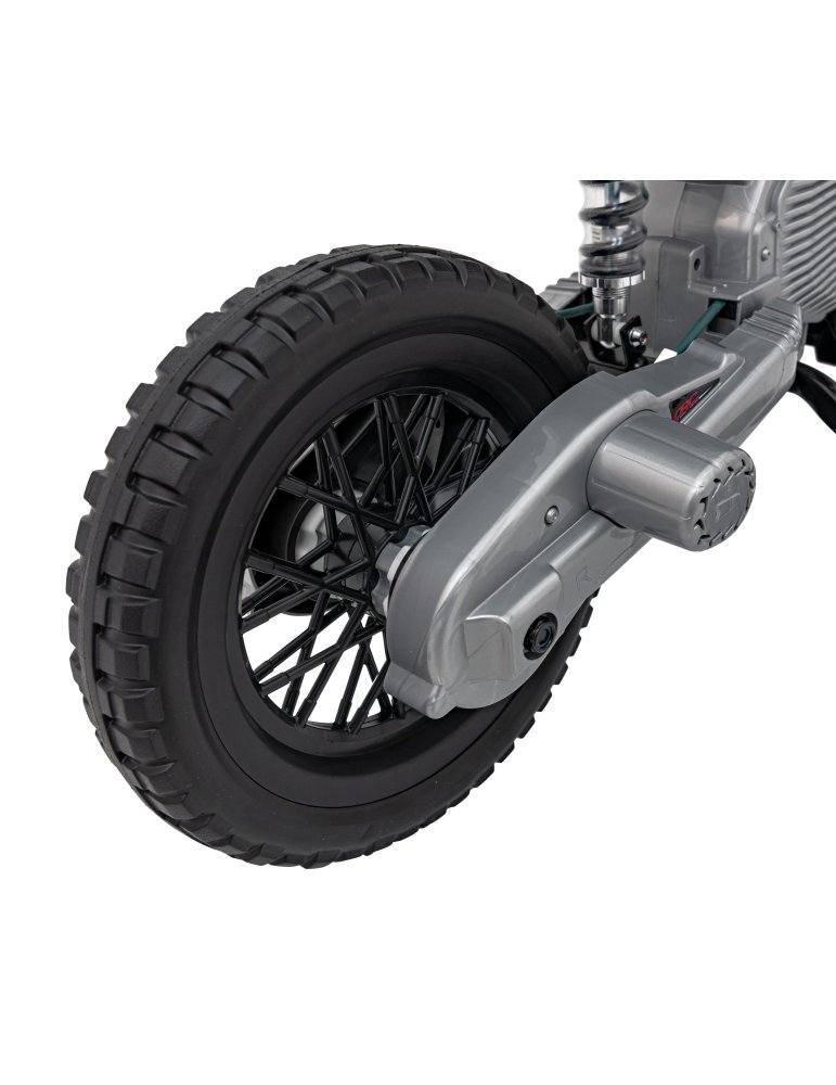 Moto PANTONE 361C - Motocicleta elétrica infantil 12V com rodas de EVA e MP3 MOTES DE CHILD  - Vista 9